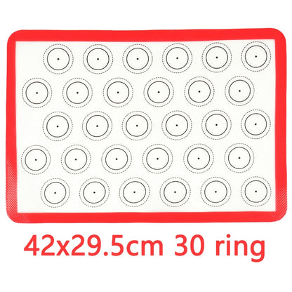 Silicone Macaron Baking Mat for Bake Pans Macaroon Pastry Cookie Making Professional Grade Nonstick