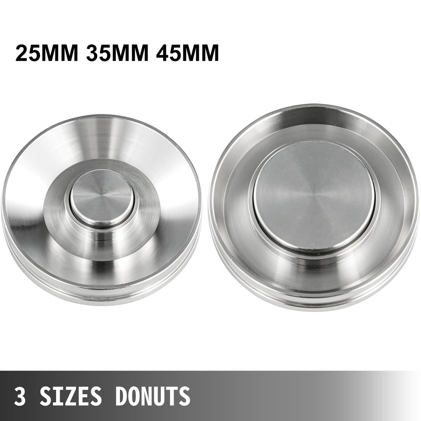 VEVOR Commercial Automatic Donut Making Machine 7L Hopper Stainless Steel Doughnut Maker 3 Sizes Molds Fryer Kitchen Appliances