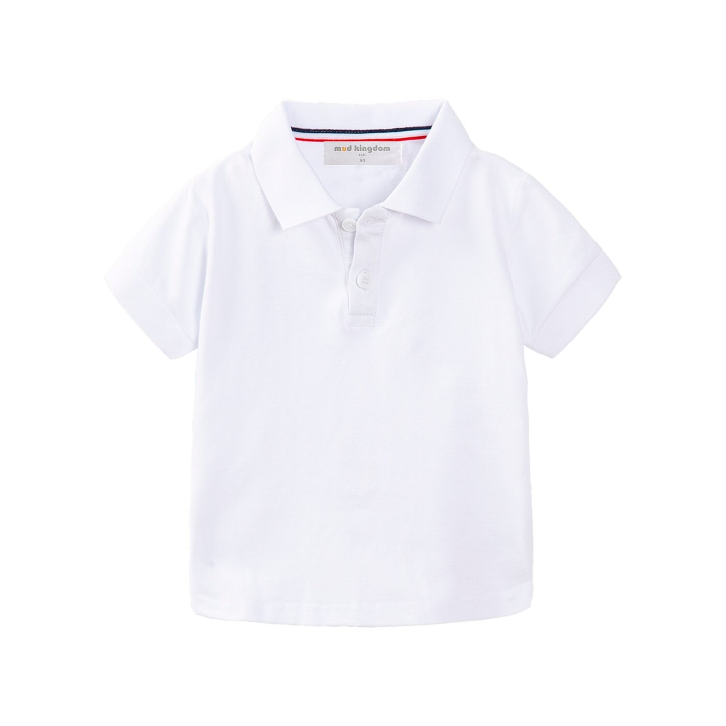 Mudkingdom Fashion Boys Polo Shirts Solid Cotton Car Lapel Short Sleeve Little Boy Clothes Casual Toddler Summer Tops Kids Wear