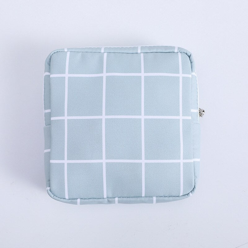 Girls Tampon Holder Organizer Women Napkin Cosmetic Bags Coin Purse Ladies Makeup Bag Tampon Storage Bags Sanitary Pad Pouch