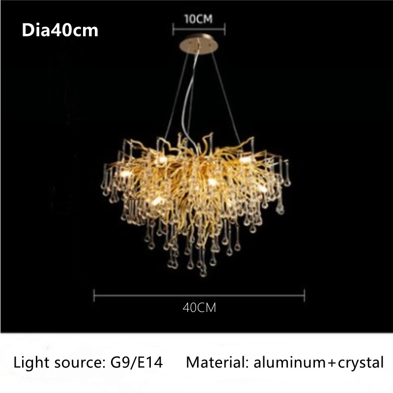 American Luxury Crystal Ceiling Chandelier Modern Lustre Living Dining Bedroom Hanging Lamp Hotel Hall Home Decor Pendant Lights