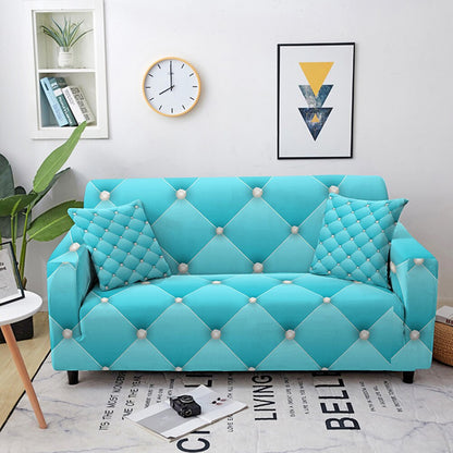 Geometric Elastic Sofa Covers for Living Room Couch Cover Stretch Sectional Slipcover Furniture Cover Protector Home Decoration