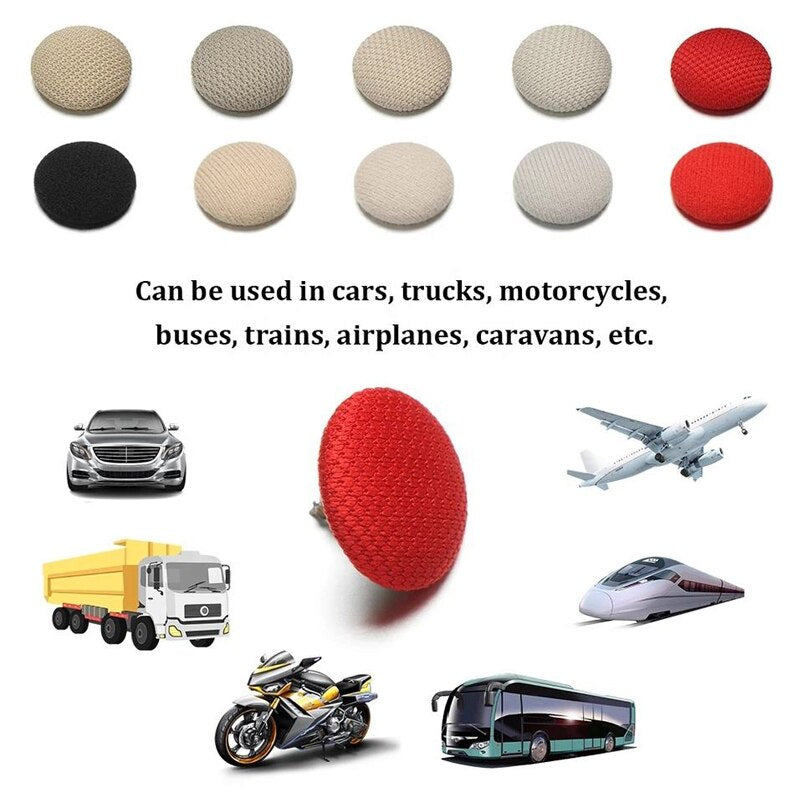 20/40pcs Car Interior Roof Buckles Headliner Ceiling Cloth Fixing Screw Cap Repair Automotive Care Fabric Buckle Rivets Retainer