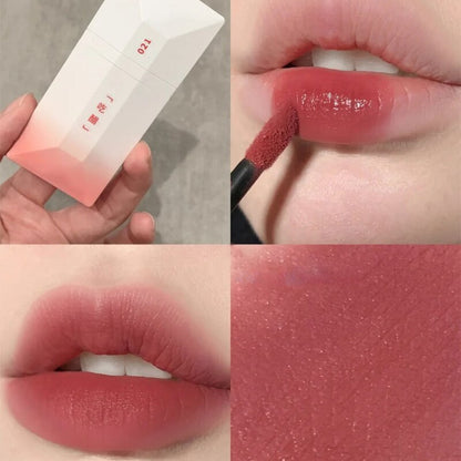 4 Colors Girl&#39;s Velvet Matte Lipstick Blush Waterproof Long Lasting Sexy Lipgloss Non-Stick Cup Makeup Lip Tint Cosmetic Makeup