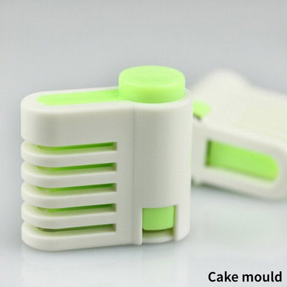 2pcs 5-layer Bread Slicer, Food Grade Plastic Cake, Bread Cutter, Cutter, Knife, Separator, Toaster, Slicer, Baking Tool