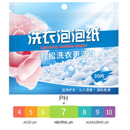 30/60pcs Concentrated Laundry Tablets Strong Decontamination Washing Powder Laundry Soap Cleaning Clothes Supplies Detergent
