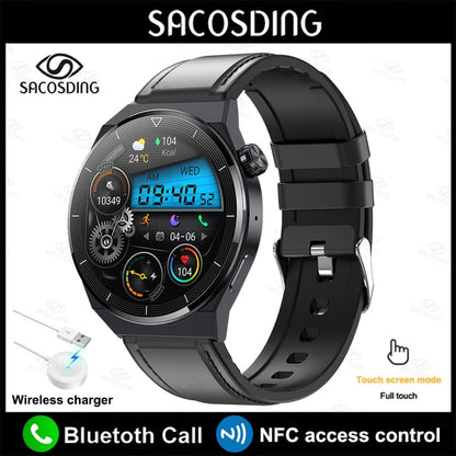 2023 NFC Smart Watch Men GT3 Pro AMOLED 390*390 HD Screen Heart Rate Bluetooth Call IP68 Waterproof SmartWatch For Huawei Xiaomi