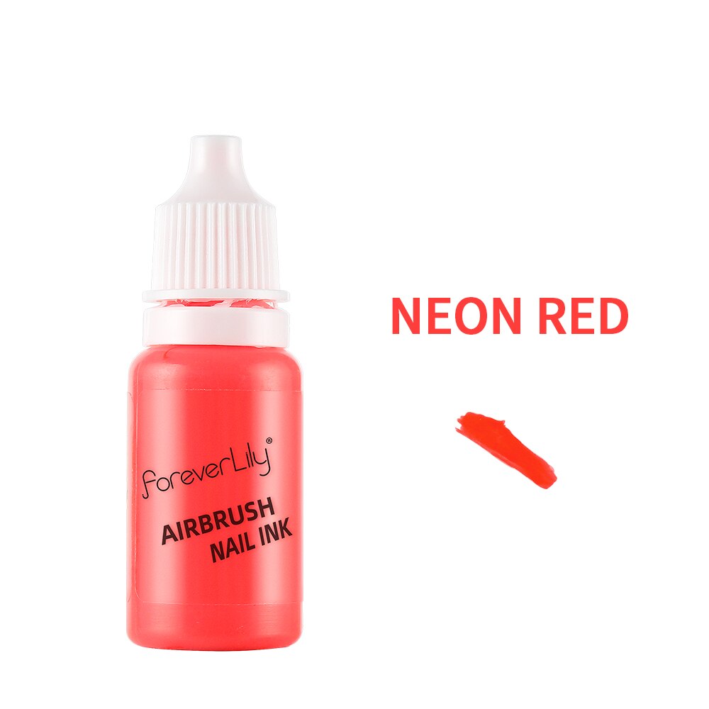 10ML Airbrush Nail Ink Nail Polish Paint Use For Airbrush Spray Gun Making Hollow Pattern Color Painting Stencil Nail Art Tools
