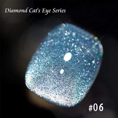 Shiny Cat Eye Gel Polish Magnet Reflective Manicure Semi Permanent Paints Varnish Hybrid Colored Glitter Uv Nail Art Glitter