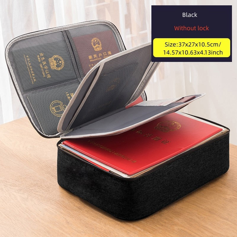 Document Storage Bag Organizer File Boxes Bins Basket Drawer Container Home Office Storage Organization Accessories Supplies