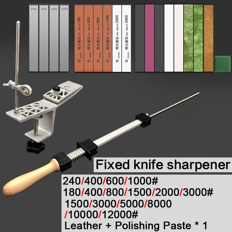 Angle Fixed Knife Sharpener Professional Sharpening Stone Kitchen Grinding System Honing Diamond Grinder Woodwork Tool Whetstone