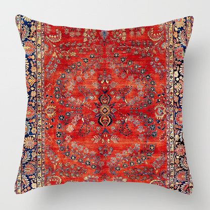 2021 New Ethnic Persian Carpet Print Linen Pillows Case Hot Bohemian Decorative Geometric Throw Pillows Sofa Couch Home Decor