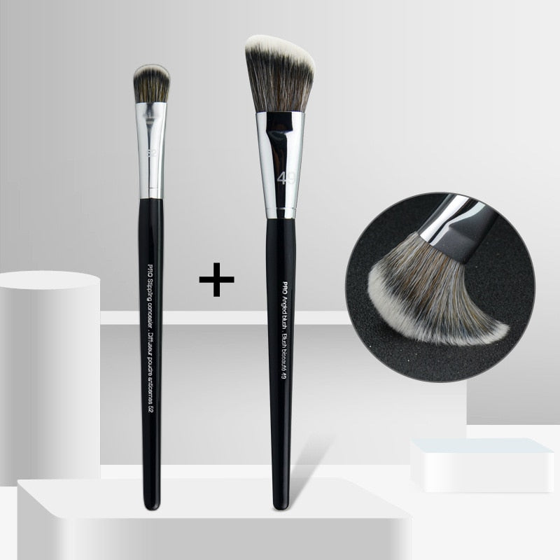 LOYBJ Professional Foundation Brush 47 Broom Head Liquid Foundation Shadow Repairing Brushes Women Face Base Makeup Beauty Tools