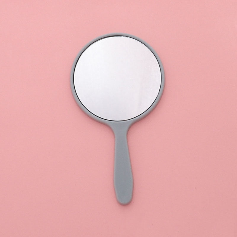 Handheld Makeup Mirror Lip Shaped Makeup Mirror With Handle Hand Mirror SPA Salon Compact Mirrors Cosmetic Mirror For Women