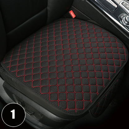 Big Size Linen Flax Car Seat Cover Protector Front Seat Backrest Cushion Pad Mat Auto Front Interior Styling Truck SUV or Van