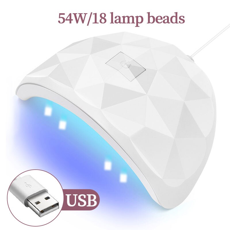 LULAA USB 18 UV Lights Drying Lamp For Curing Gel LED Nail Phototherapy Machine Professional Manicure Tool Salon Equipment