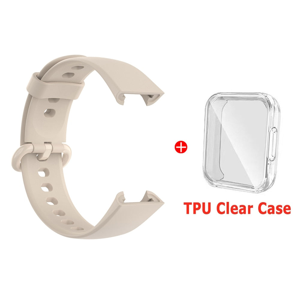 Watch Strap For Xiaomi Mi Watch Lite Strap Replacement Silicone Strap For Redmi Watch 2 Lite Strap Bracelet