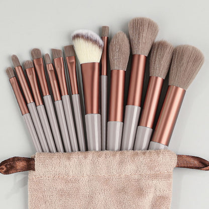 13PCS Makeup Brushes Set Eye Shadow Foundation Women Cosmetic Brush Eyeshadow Blush Powder Blending Beauty Soft Makeup Tool