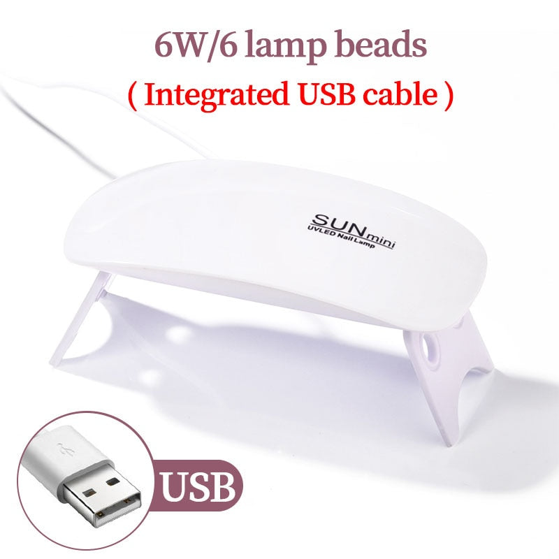 LULAA USB 18 UV Lights Drying Lamp For Curing Gel LED Nail Phototherapy Machine Professional Manicure Tool Salon Equipment