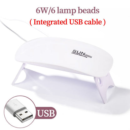 LULAA USB 18 UV Lights Drying Lamp For Curing Gel LED Nail Phototherapy Machine Professional Manicure Tool Salon Equipment