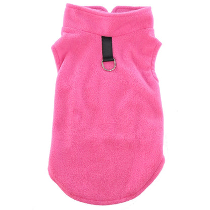 Soft Fleece Dog Clothes For Small Dogs Spring Summer Puppy Cats Vest Shih Tzu Chihuahua Clothing French Bulldog Jacket Pug Coats