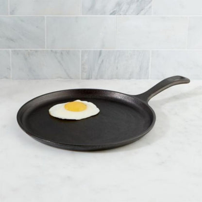 Seasoned Cast Iron Griddle Pan Cooking Fried Kitchen Tool Steak Pot Breakfast Wok Steak Egg Frying Pan Pancake Pot Set Nonstick