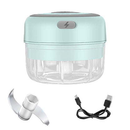 100/250ml Electric Garlic Masher Mini Chopper Vegetable Chili Meat Ginger Masher Machine USB Charging Blenders Kitchen Gadgets