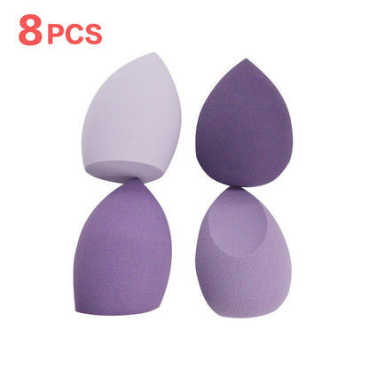 4pcs Makeup Sponge Powder Puff Dry and Wet Combined Beauty Cosmetic Ball Foundation Powder Puff Bevel Cut Make Up Sponge Tools