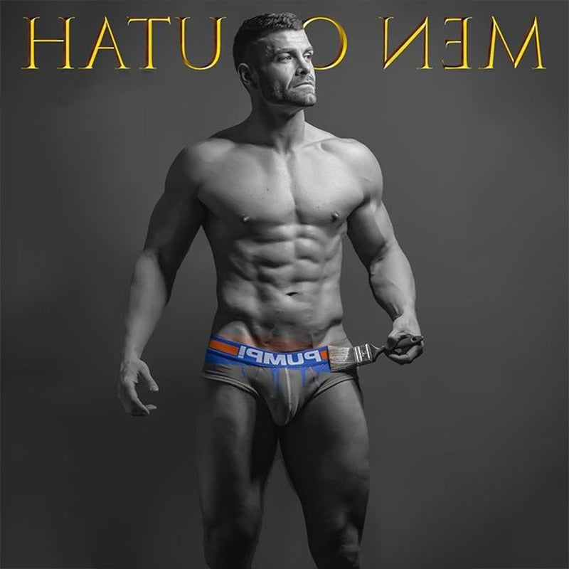 2022 Soft Cotton Sexy Man&#39;s Underwear Briefs New Men&#39;s Briefs Bikini Gay Underwear Men&#39;s Lingerie Funny Men Underwear