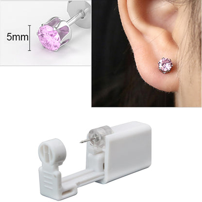 1/2/4Pcs Disposable Sterile Ear Piercing Unit Cartilage Tragus Helix Piercing Gun No Pain Piercer Tool Machine Kit Stud Jewelry