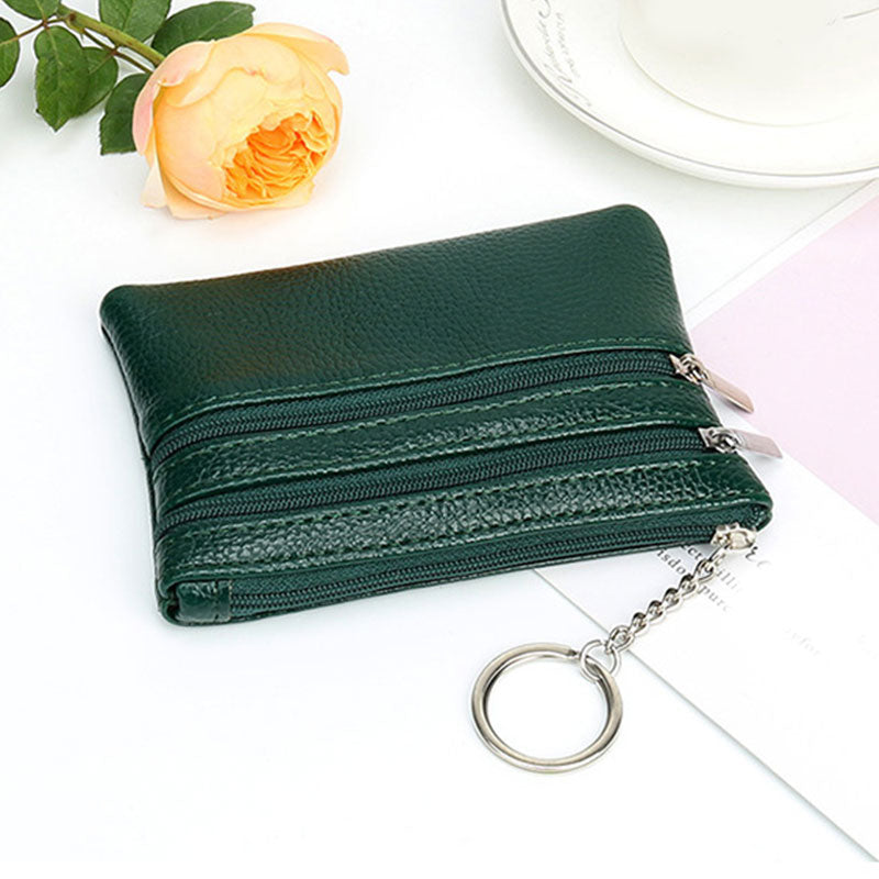 Litchi Pattern Coin Purse Female PU Leather New Mini Wallet Luxury Brand Designer Women Small Hand Bag Cash Pouch Card Holder