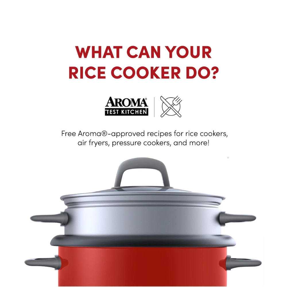 Aroma® 6-Cup (Cooked) / 1.5Qt. Rice Cooker &amp; Food Steamer Multifunctional Electric Pan Cookers Free Shipping Kitchen Appliances