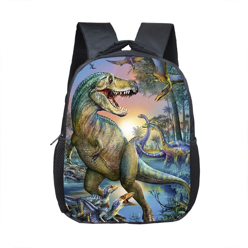 12 Inch Animals Dinosaur Backpacks Dinos Children School Bags Baby Toddler Bag Boys Backpack for Kids Kindergarten Bags Gift