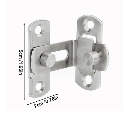 90 Degree Steel Door Right Angle Sliding Bending Screws Screw With Lock Door Locker Accessories Hardw P4b2