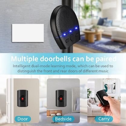 Hollarm Wireless Doorbell Smart Home Door Bell Touch Screen Button Outdoor House Chimes 300M Distance Remote Wireless  Doorbell