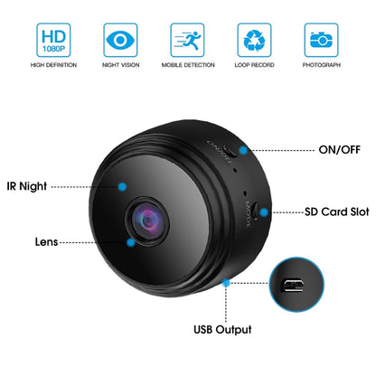 A9 Mini WiFi Camera HD 1080p Remote Wireless Voice Recorder Video Camcorder Night Vision Home Security Surveillance Cameras