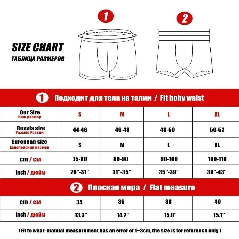 Boxer Mens Underwear Men Cotton Underpants Male Pure Men Panties Shorts Underwear Boxer Shorts Comfortable Cotton Plus size 4XL