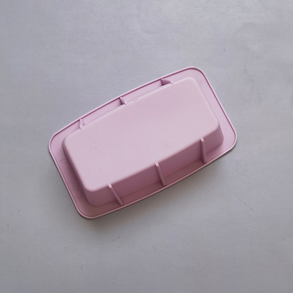 Mini Silicone Mould Rectangular Loaf Pan Bread Pastry Cheese Cake Toast Pan Kitchen Mold Baking Tools for Cakes