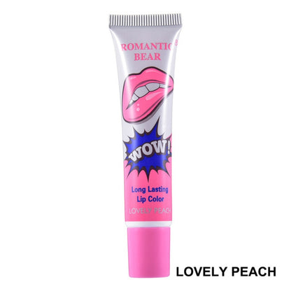 6 Colors Peel Off Liquid Lipstick Waterproof Long Lasting Lip Gloss Mask Moisturizer Tear Pull Lip Lint Cosmetic Makeup