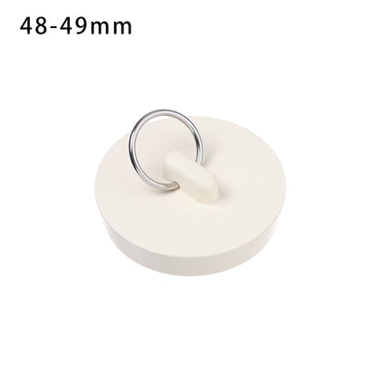 Kitchen Bath Rubber Sink Plug Floor Drain Plug Sink Bathtub Drainage Stopper Laundry Leakage-proof Plug Bathroom Supplies