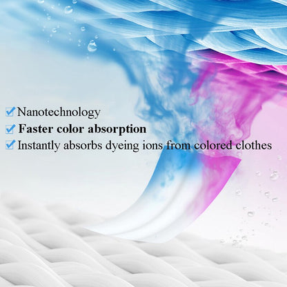 100pcs Color Catcher Sheet Washing Machine Proof Color Absorption Sheet Anti Dyed Cloth Laundry Grabber Cloth Cleaning Supplies