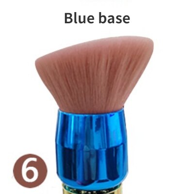 Popular Mushroom Nail Brush Round Small Flower Paint Gel Dust Cleaning Brushes Make Up Brush Nail Art Manicure Tools