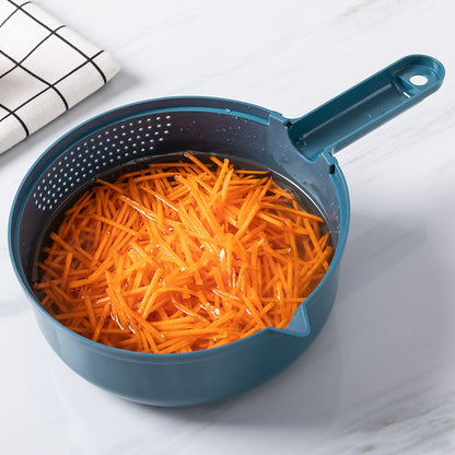 12pcs/lot Kitchen Multifunctional Salad Utensils Vegetable Chopper Carrot Potato Manual Shredder Kitchen Cooking Vegetable Tools
