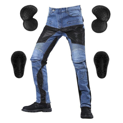 New spring summer autumn motorcycle pants classic outdoor riding motorcycle jeans Drop-resistant pants with protective gear