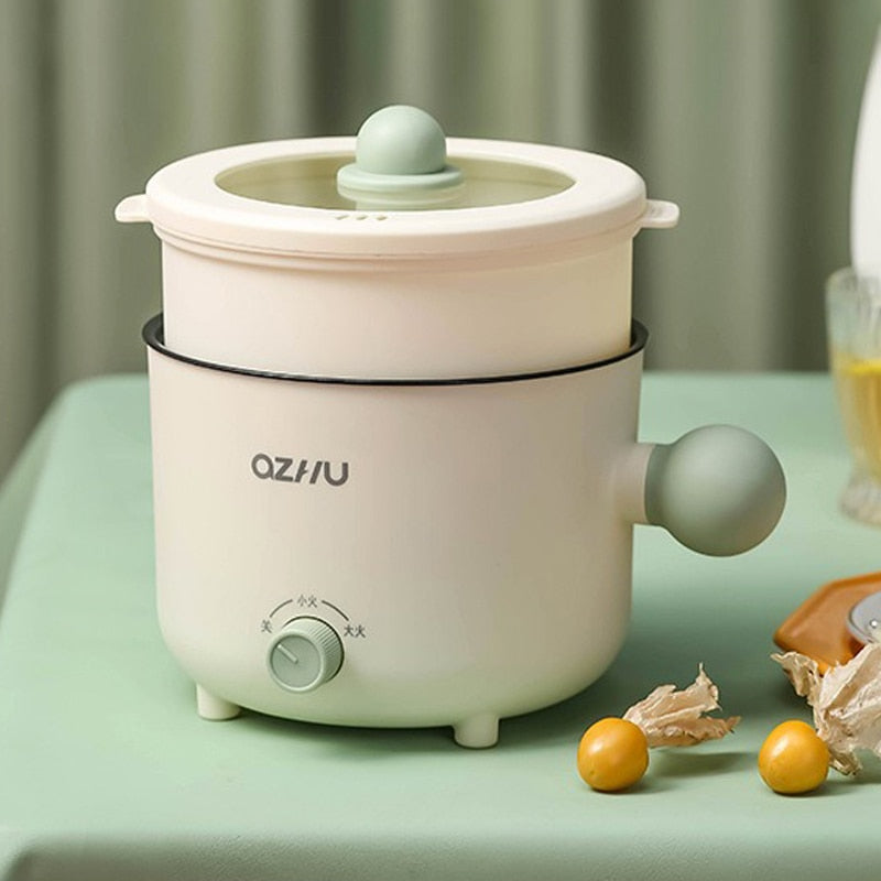 Mini Electric Rice Pot Multicooker Hotpot Stew Heating Pan Noodles Eggs Soup Steamer Rice Cookers Cooking Pot for Home