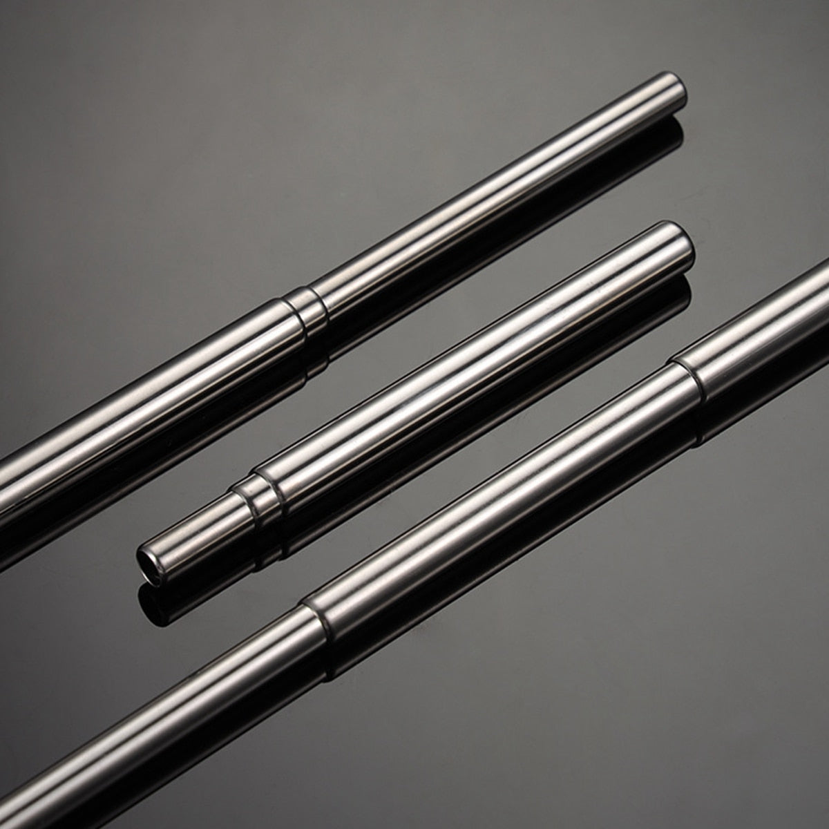 Reusable Telescopic Straws with Brush 304 Stainless Steel Straws for Cocktail Beer Drinks Metal Drinking Straws Bar Drinkware