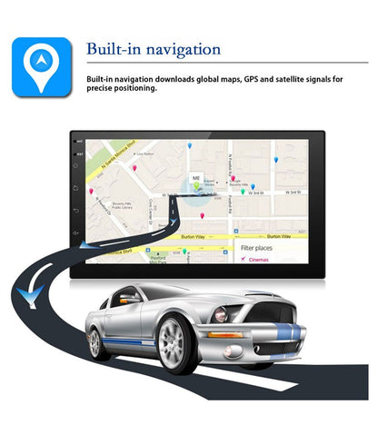 REAKOSOUND Andriod 11 1Din 7&#39;&#39; GPS Navigation Multimedia Video Player MirrorLink Wifi Car Audio For Universal Volkswagen Nissan