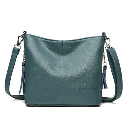 Soft Leather Hand Crossbody Bags for Women 2022 New Luxury Handbags Women Casual Shoulder Bag Designer Tote Bag bolsa feminina