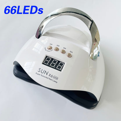 280W Nail Drying Lamp For Manicure 66 Led UV Lamp For Nails Gel Polish Dryer With Smart Sensor Professional Nail Salon Equipment