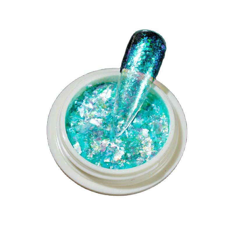 1pc 19Colors Nail Glitter Mirror Powder Chrome Dust Pigment 0.5g Paint Dip Metallic Shiny With Magic Effect Dust